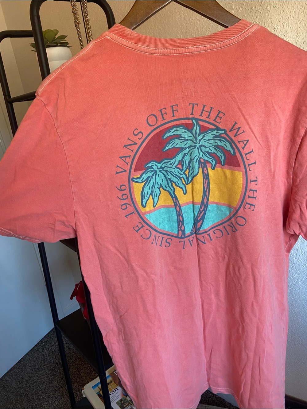 Vans Coral Palm Logo Short Sleeve Tee
